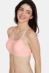 Zivame Beautiful Basics Padded Wired Full Coverage T-Shirt Bra - Peach Pearl — thumbnail 3